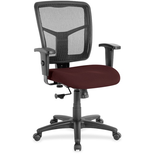 Lorell Mid-Back Chair,Fab.Seat,25-1/4"x23-1/2"x40-1/2",PerfectionBY