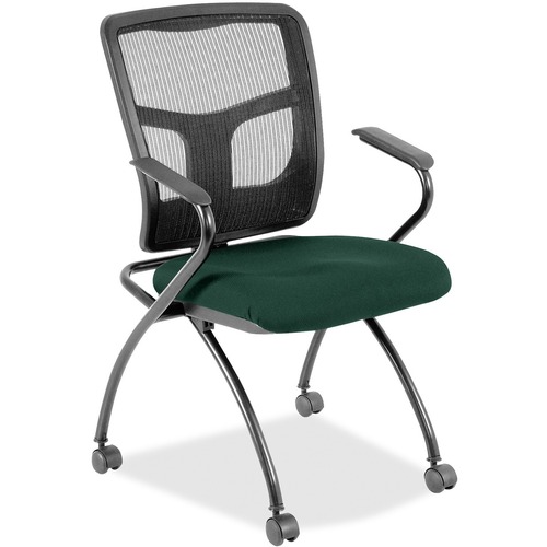 Lorell Guest Chair,w/Arms,24-3/8"x24"x37",2/CT,Forest