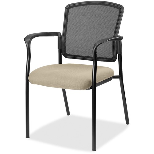 Lorell Guest Chair,FabricSeat,w/Arms,25-4/5"x20"x32",Travertine
