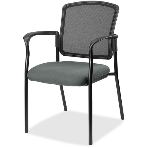 Lorell Guest Chair,Fabric Seat,w/Arms,25-4/5"x20"x32",Expo Fog