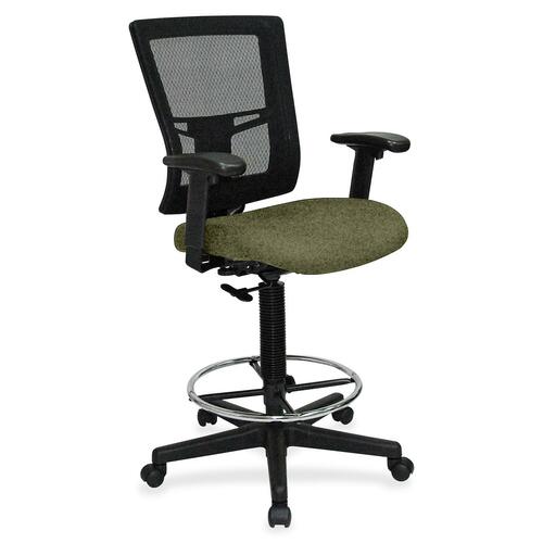 Lorell Drafting Stool,Fabric Seat,27"x25"x15",Expo Leaf