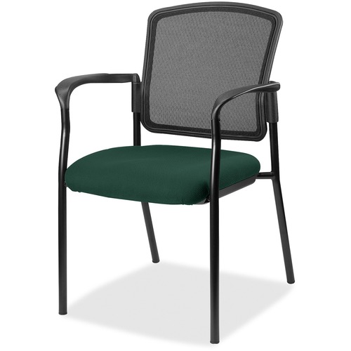 Lorell Guest Chair,Fabric Seat,w/Arms,25-4/5"x20"x32",Forest