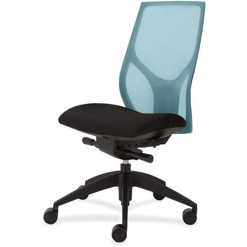 9to5 Seating Task Chair,Knee Tilt,Armless,25"x26"x39-1/2"-46-1/2",AA/Onyx