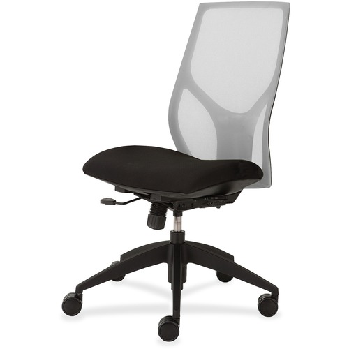 9to5 Seating Task Chair,Simple Synchro,Armless,25"x26"x39"-46",WE/Onyx
