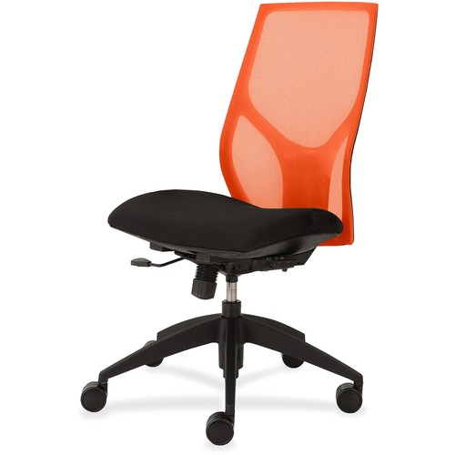 9to5 Seating Task Chair,Simple Synchro,Armless,25"x26"x39"-46",OE/Onyx