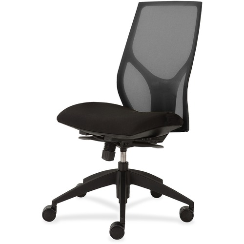 9to5 Seating Task Chair,Full Synchro,Armless,25"x26"x39"-46",BK/Onyx