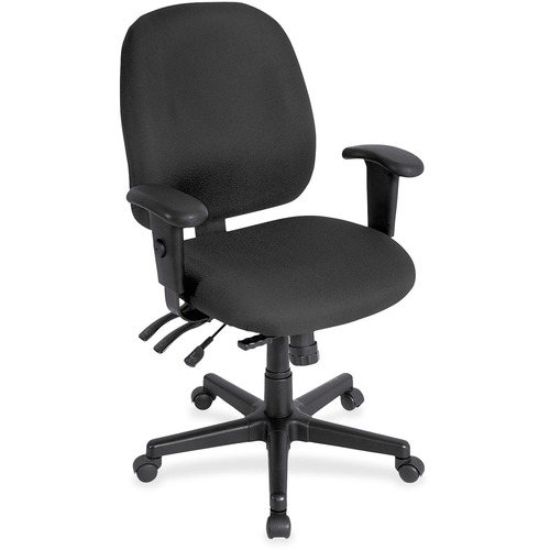 Eurotech - The Raynor Group Chair,Task,w/SeatSlider,Fabric,27"x21"x36.5",Fog BK