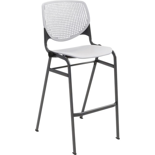 KFI Seating Stool,No Arms,BarHeight,21-1/2"x23"x46-1/2",SR Frame/LGY