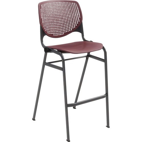 KFI Seating Stool,No Arms,BarHeight,21-1/2"x23"x46-1/2",SR Frame/BY