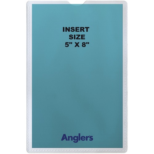 Anglers Self-stick Crystal Clear Poly Envelopes ANG1452P50