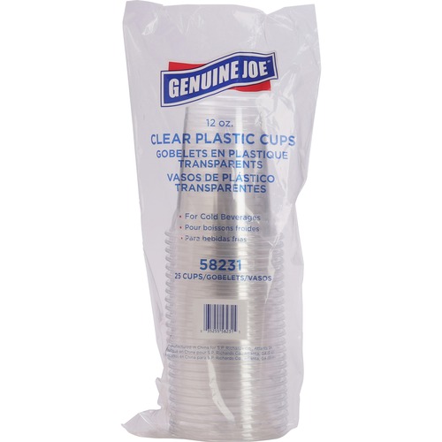 Genuine Joe Clear Plastic Cups GJO58231
