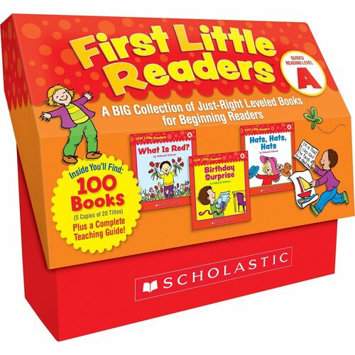 Scholastic Teaching Resources First Little Readers Book, Level A, 100 Books, Multi