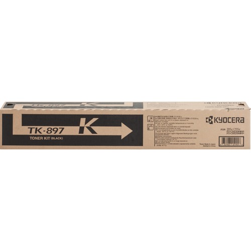 Kyocera Toner Cartridge, f/8020/205C, 12,000 Page Yield, Black