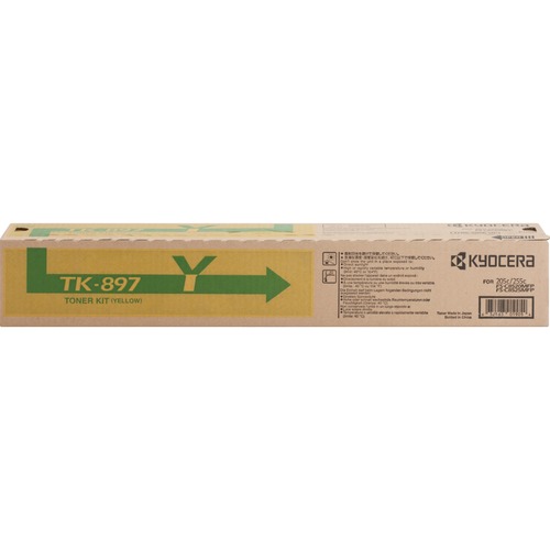 Kyocera Toner Cartridge, f/8020/205C, 6000 Page Yield, Yellow