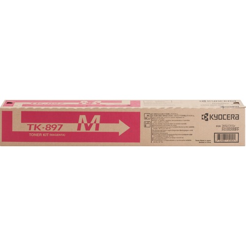 Kyocera Toner Cartridge, f/8020/205C, 6000 Page Yield, Magenta