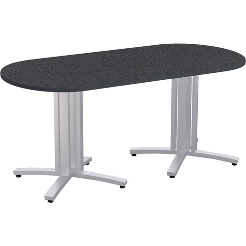 Special-T Conference Table,Racetrack,2Legs,36"x72"x29",BK