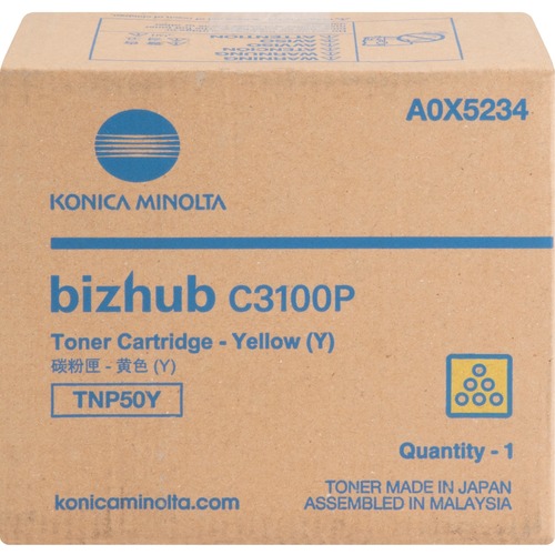 Konica Minolta TNP50Y Original Toner Cartridge - Yellow KNMA0X5234
