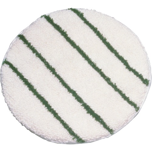 Rubbermaid Commercial Green Strips 17" Carpet Bonnet RCPP26700WH