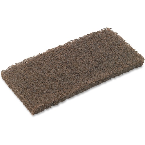 3M&trade; Doodlebug&trade; Scrub 'N Strip Pads, 8541, 4 5/8&quot; x 10&quot;, Brown, Pack Of 5 MMM08004
