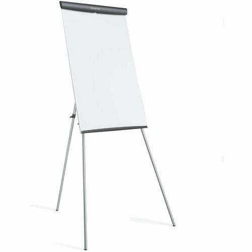 Quartet Presentation Easel, Whiteboard/Flipchart, 3'x2', WE/GY