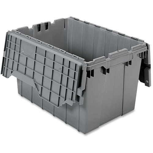 Akro-Mils KeepBox Container with Attached Lid - External Dimensions: 21.5  Length x 15 Width x 12.5 Height - 12 gal - Hinged Closure - Clear - For  Apparel - 1 Each - Reliable Paper