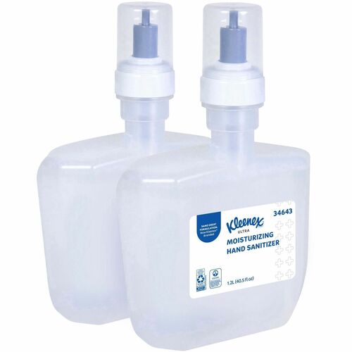 Kimberly-Clark Professional Hand Sanitizer, Moisturizing, Foam, 1.2L, 2/CT, CL