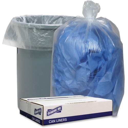 16-gallon Linear Low-Density Bags by Genuine Joe GJO02865