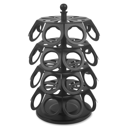 Picture of Genuine Joe Coffee Pod Holder - Steel - 1 Each - Black