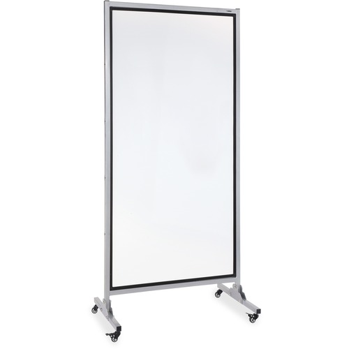 Lorell 2-Sided Dry Erase Easel, 37-1/2"x82-1/2", Black