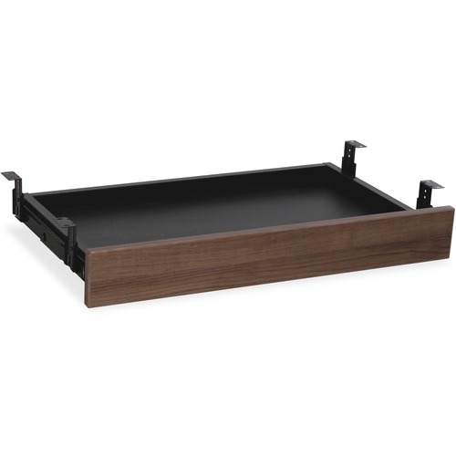 Lorell Center Drawer, 16.73"x28.35"x5.12", Walnut