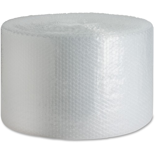 Sparco Bulk Roll Bubble Cushioning - 12" Width x 250 ft Length - 0.2" Bubble Size - Flexible, Lightweight - Polyethylene - Clear