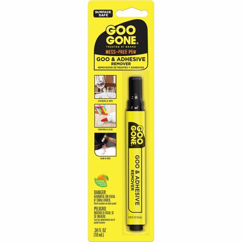 Weiman Products Adhesive Remover Pen, Mess-free, 0.34oz., Black