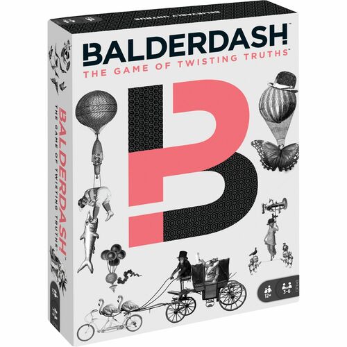 Mattel, Inc. Board Game,Balderdash,w/ClueCards/Movers/Die