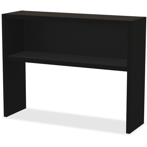 Lorell Stack-On Hutch, 48", Black