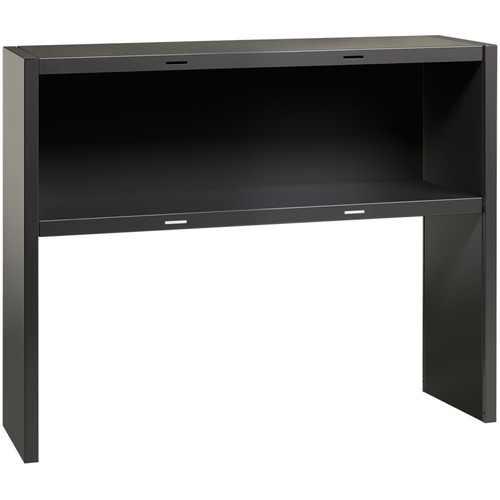 Lorell Stack-On Hutch, 48", Charcoal