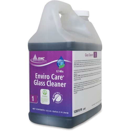 Rochester Midland Corporation Enviro Care Glass Cleaner, Non-Streaking, 1.9L, 4/CT, PE