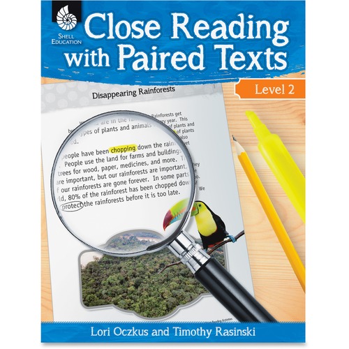 Shell Education Teacher Created Materials Close Reading Guide, w/Paired Text, Grade 2