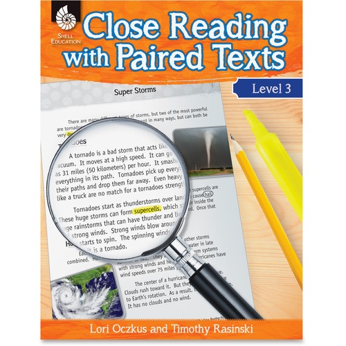 Shell Education Teacher Created Materials Close Reading Guide, w/Paired Text, Grade 3
