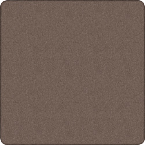 Flagship Carpets, Inc. Traditional Rug, Solids, 6'x6', Almond