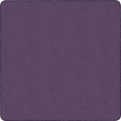 Flagship Carpets, Inc. Traditional Rug, Solids, 6'x6', Purple