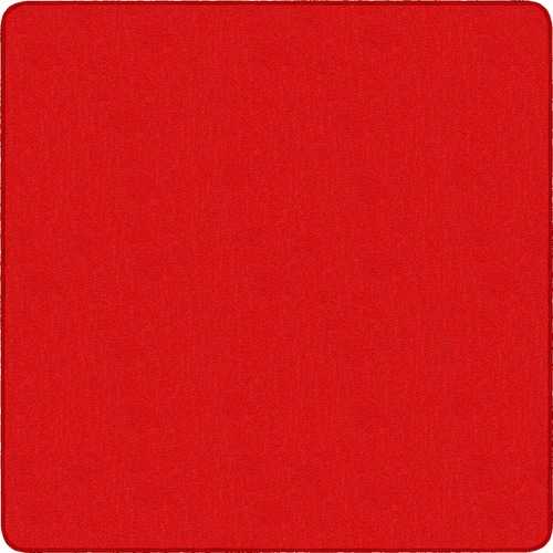 Flagship Carpets, Inc. Traditional Rug, Solids, 6'x6', Red
