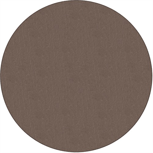 Flagship Carpets, Inc. Traditional Rug, Solids, 6' Round, Almond