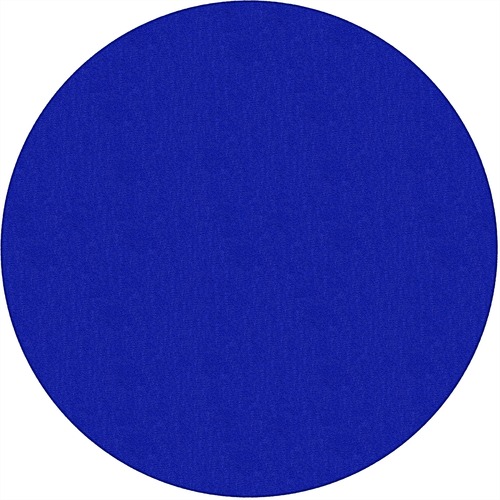 Flagship Carpets, Inc. Traditional Rug, Solids, 6' Round, Royal Blue