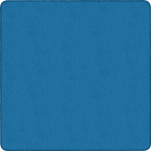 Flagship Carpets, Inc. Solid Traditional Rug, Square, 12'x12', Blue