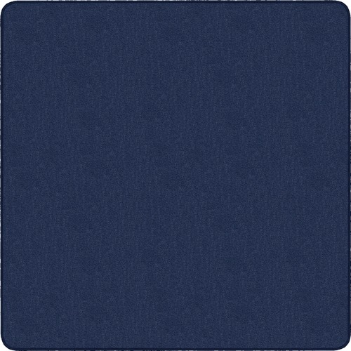 Flagship Carpets, Inc. Rug, Square, Solid Color, 12'x12', Navy