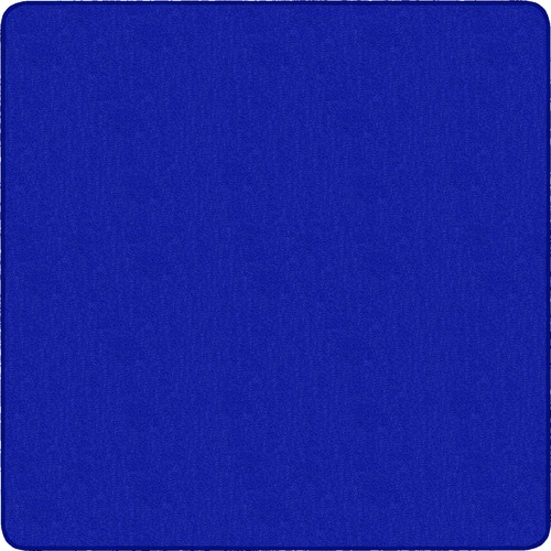 Flagship Carpets, Inc. Solid Traditional Rug, Square, 12'x12', Royal Blue