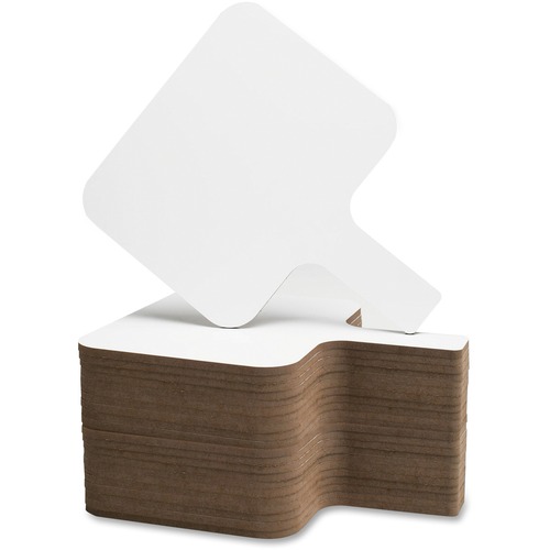 Flipside Products Dry Erase Answer Paddle, Rect, 8"x9-3/4", 24/PK, White