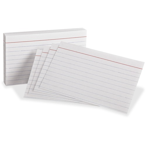 Ruled Rainbow Index Cards, 3 x 5, Assorted Colors, Pack Of 100 - Zerbee