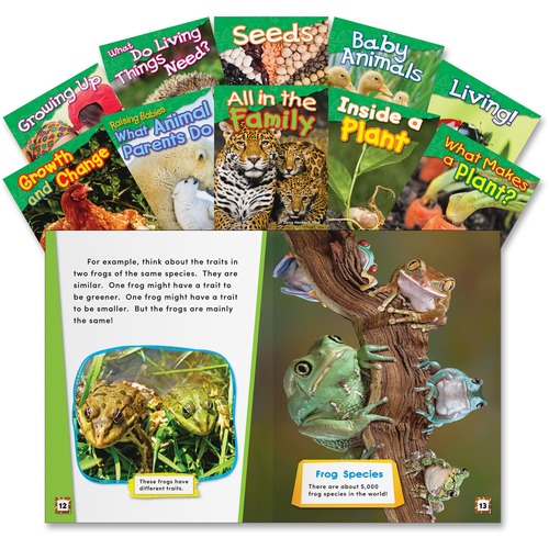 Shell Education Teacher Created Materials Life Science Books, Grade K-1, 10/Set, Multi