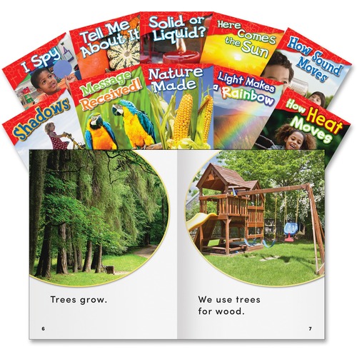 Shell Education Teacher Created Materials Physical Science Books, Grade K-1, 10/Set, Multi